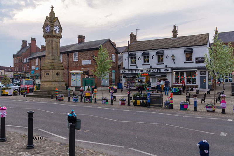 Traveling The Path Of A Famous Author And Veterinarian, Thirsk market place North Yorkshire