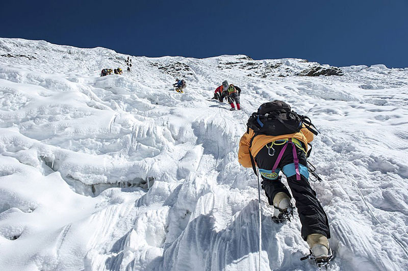 Ice climbing