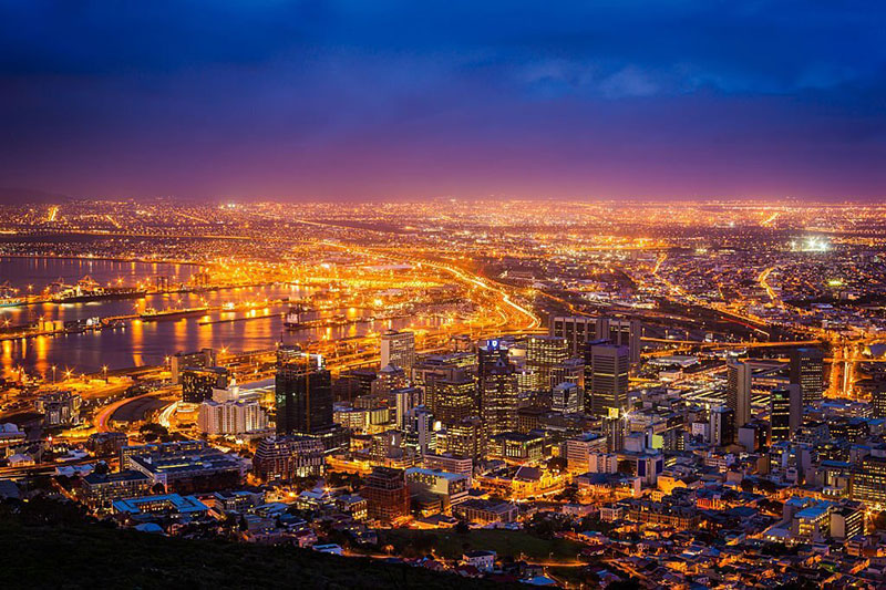 Cape Town at dawn South Africa