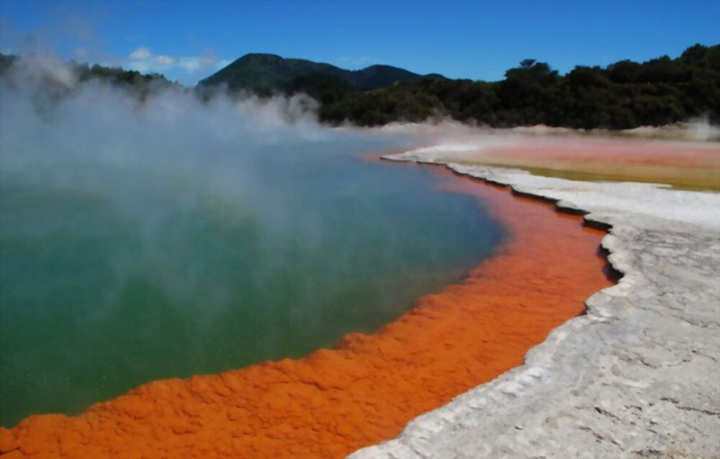 Champagne Pool at Rotorua North Island New Zealand