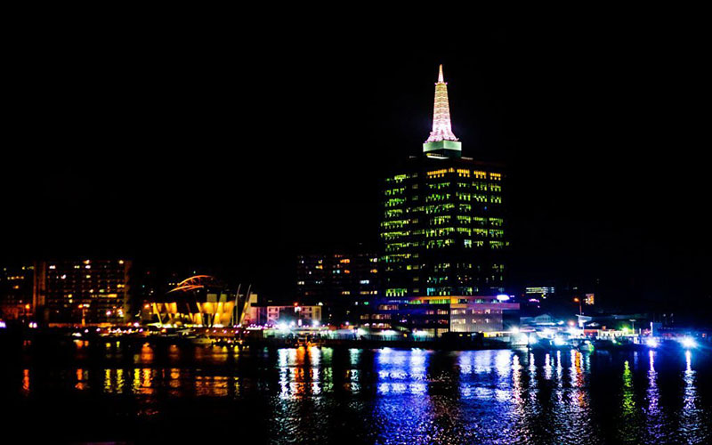 Lagos Nigeria by night