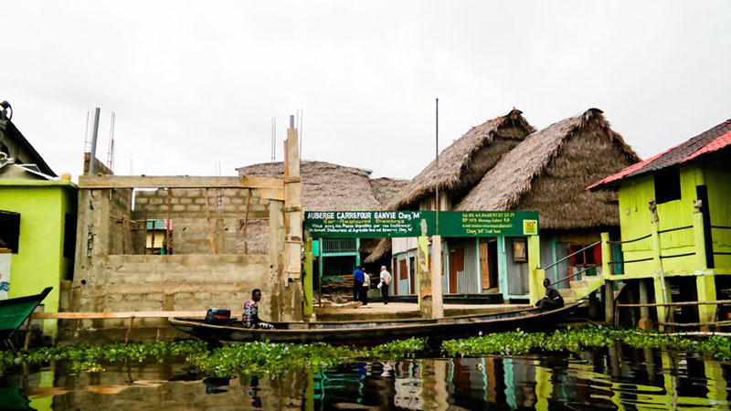 Nokoue lake in Benin