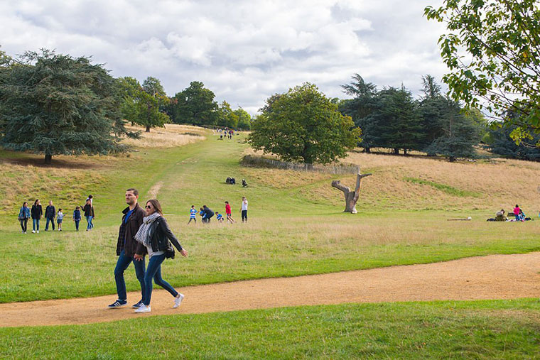 Petersham gate in Richmond park London