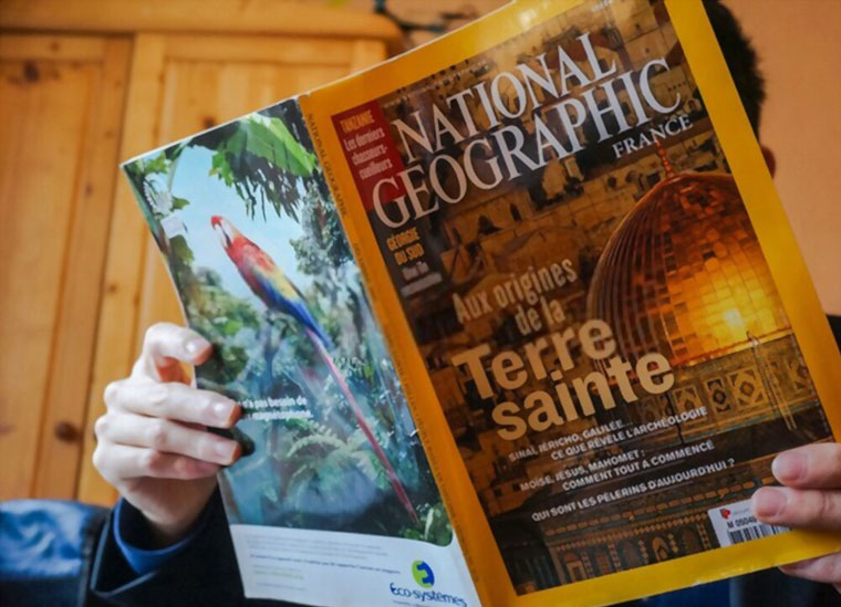 Reading National Geographic