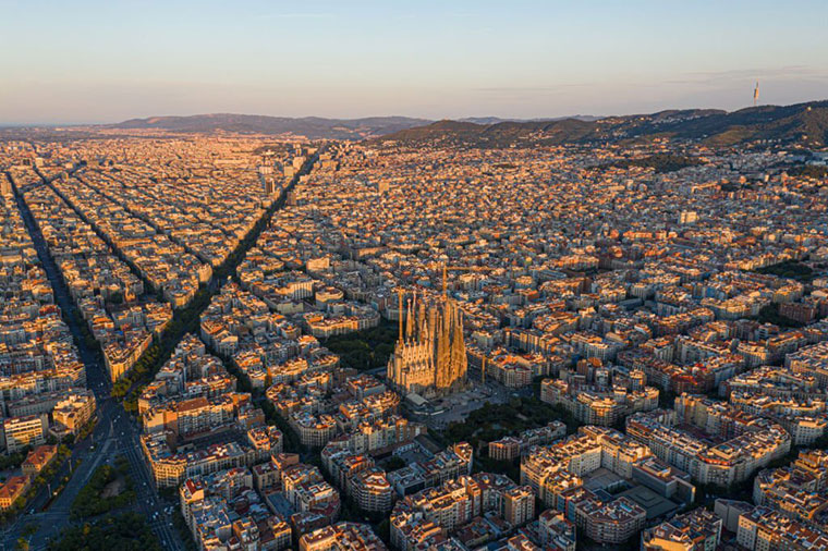 aerial view of Barcelona Unmissable Barcelona Experiences