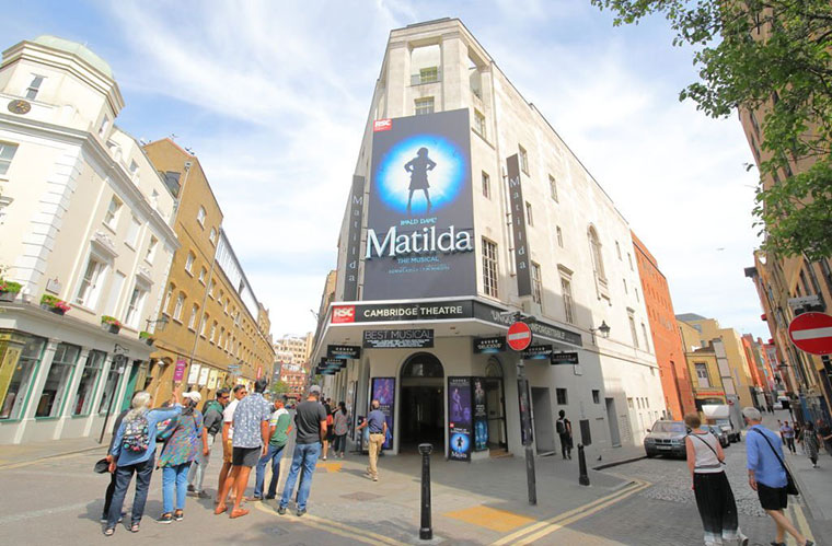 Cambridge theatre Covent Garden