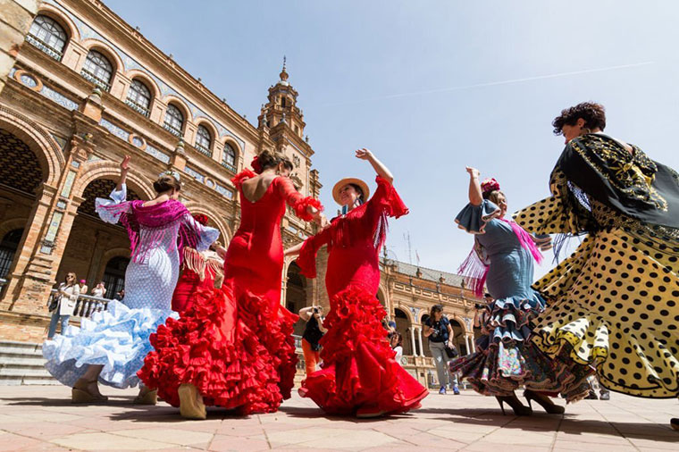 Flamenco the popular Spanish dance