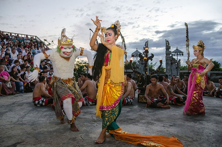 Kecak Dance at Uluwatu Temple in Bali