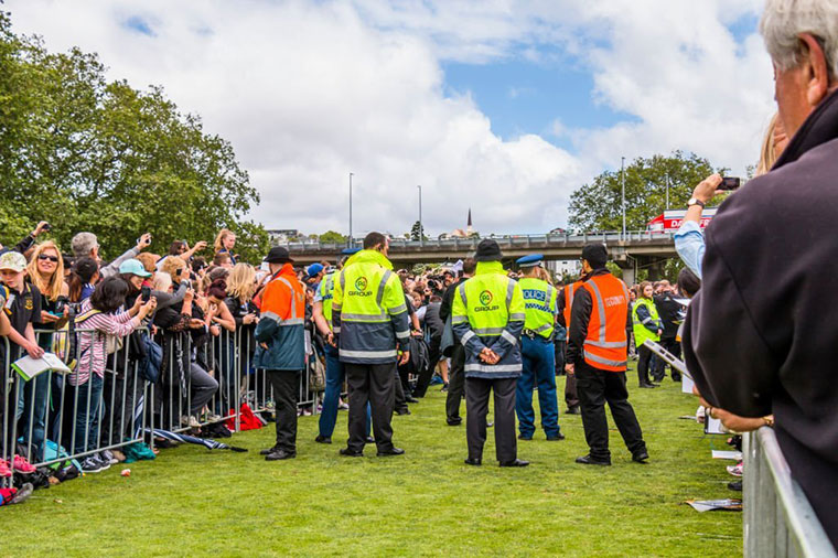 Blacks fans welcome back the team in Victoria Park Aucklan