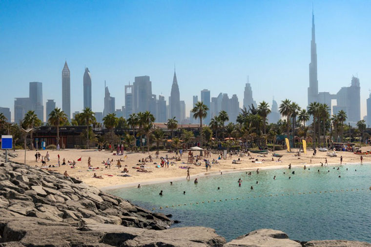 La Mer beach in Dubai