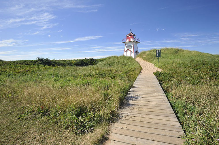 Lighthouse Prince Edward Island National Park Canada