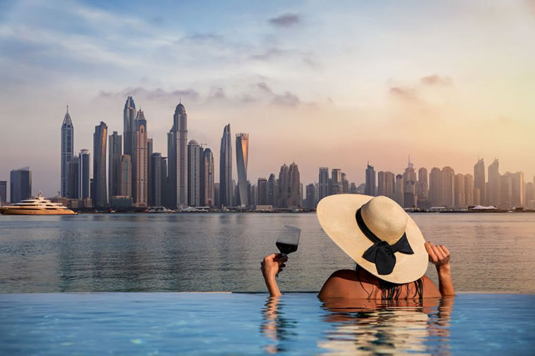 Swimming in Dubai
