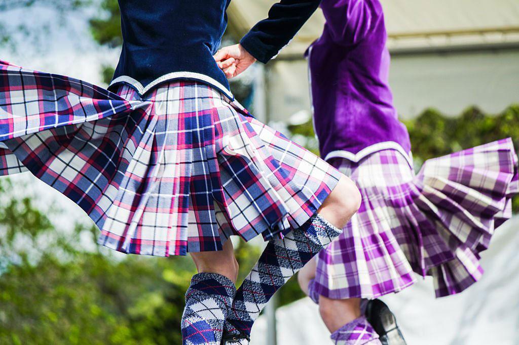 Traditional scottish Highland dancing