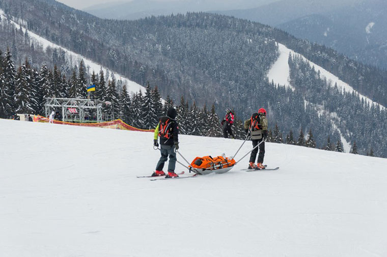 winter rescue team are true heroes