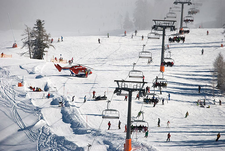 Skiing In Nassfeld