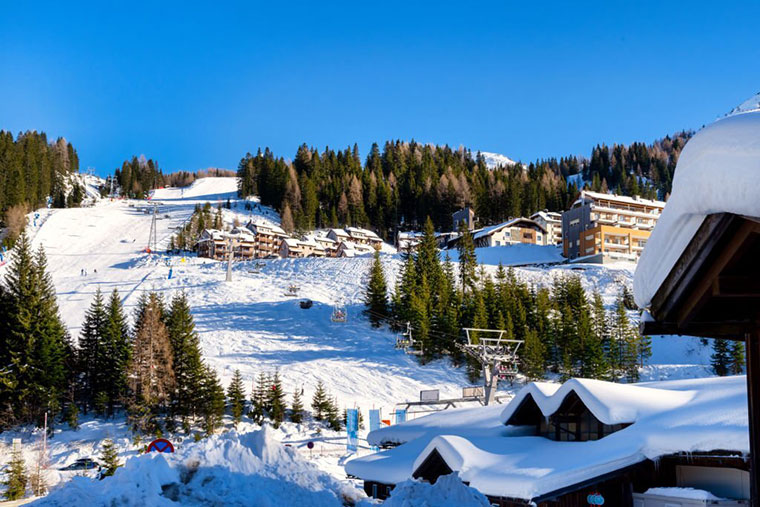 Skiing In Nassfeld, Austria