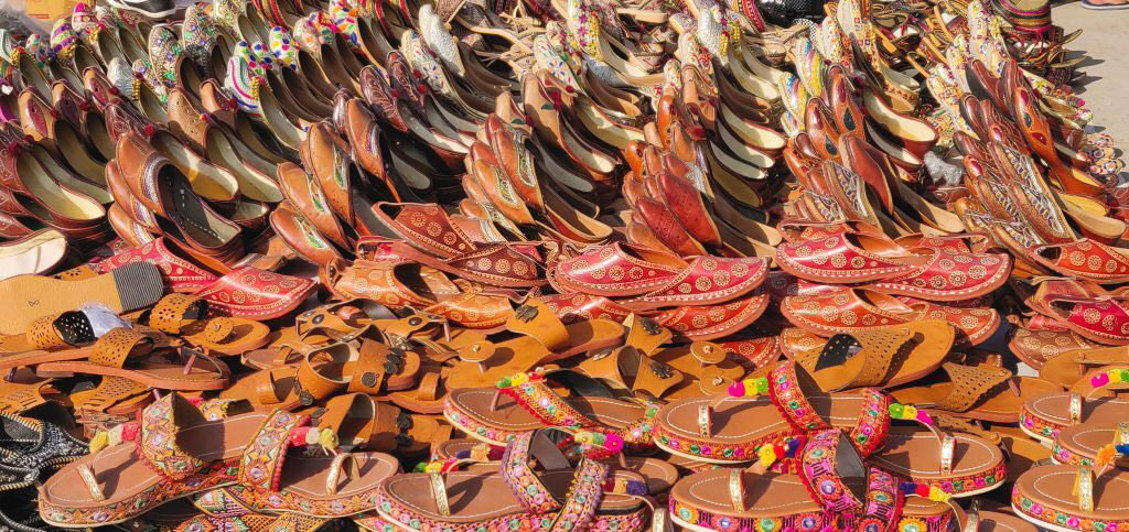 Traditional shoes of Rajathan