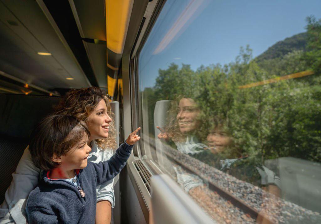 Traveling on Train with Kids