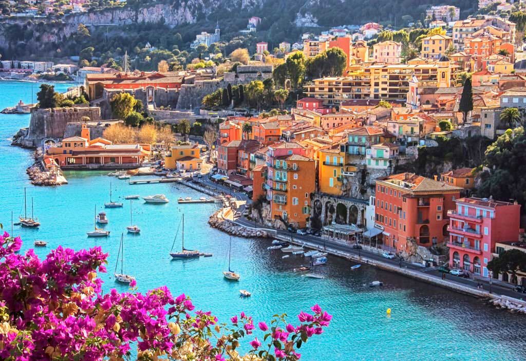 French Riviera in summer