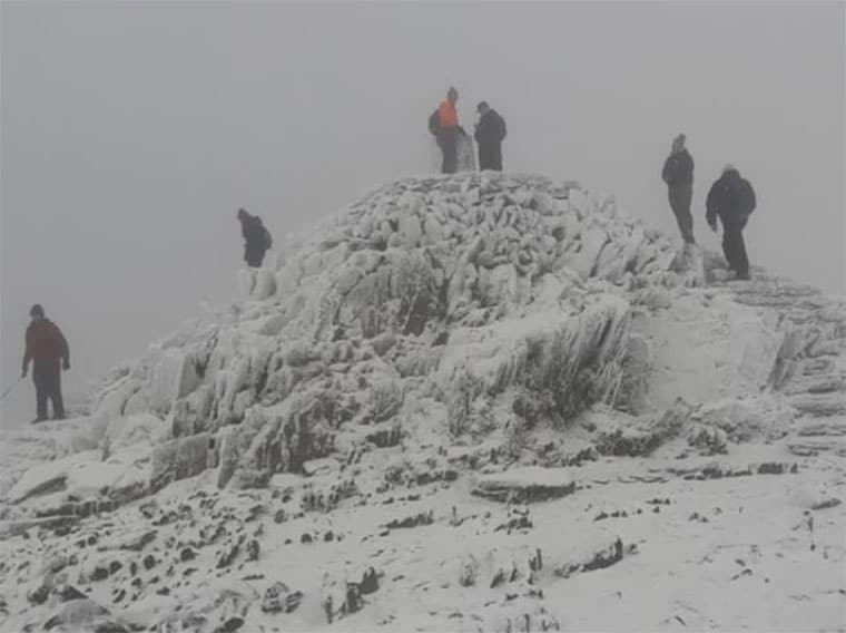 Snowdonia Camping in Winter