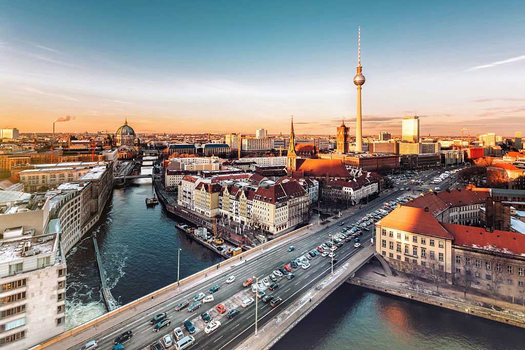 Berlin cityscape, Spots in Europe for Kids